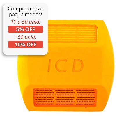 Tacha refletiva Bidirecional - Amarela - Tipo I - ICD Vias