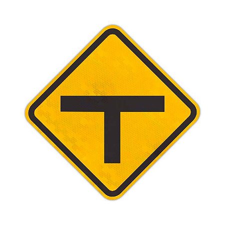 Placa Interseção em "T" A-8