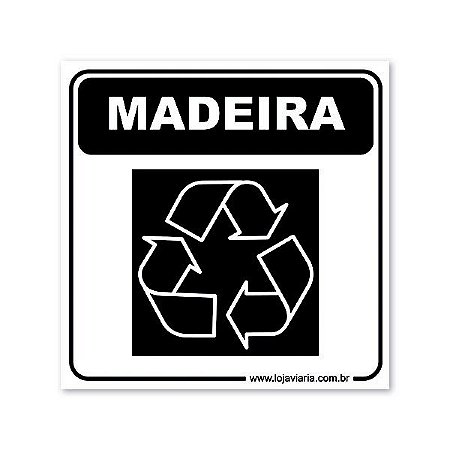 Placa Reciclável Madeira - 18x18 cm ACM 3 mm