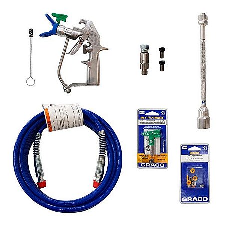 Kit pistola Silver Plus + Mangueira (287823) - Graco