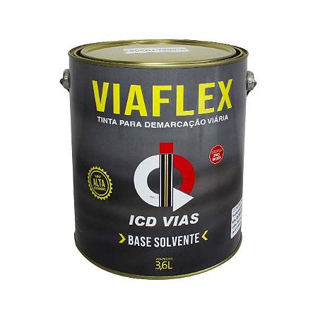 Tinta para demarcação viária a base de solvente 3,6 L - Viaflex