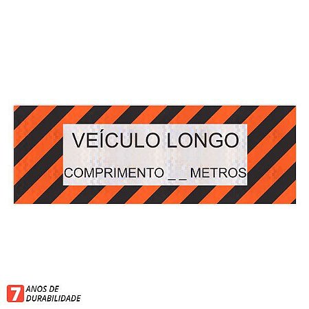 Faixa para caminhão - Veículo longo