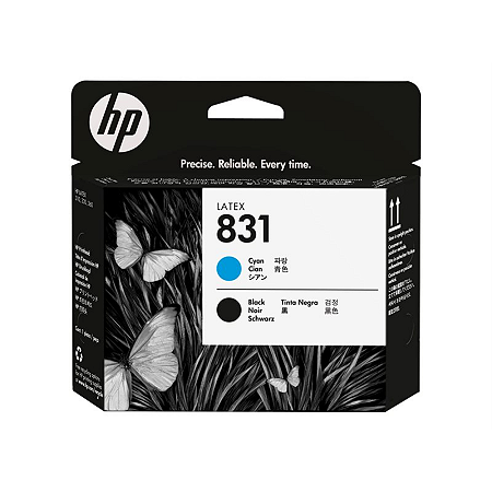 Cabeça Impressão Hp Latex 831 Ciano e Preto CZ677A