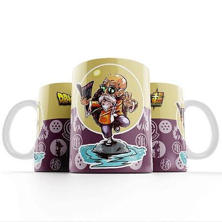 Caneca Xícara Dragon Ball Z Kame Personagens M13 325ml