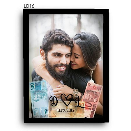 Quadro Cofre Foto do Casal LDQC18