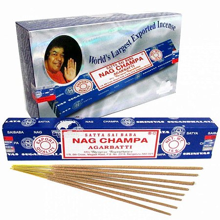 Incenso Nag Champa Satya - Silly Cristais - Um mundo energético em um só  lugar!