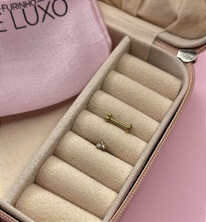 Labret trinity 100% aço cirurgico PVD