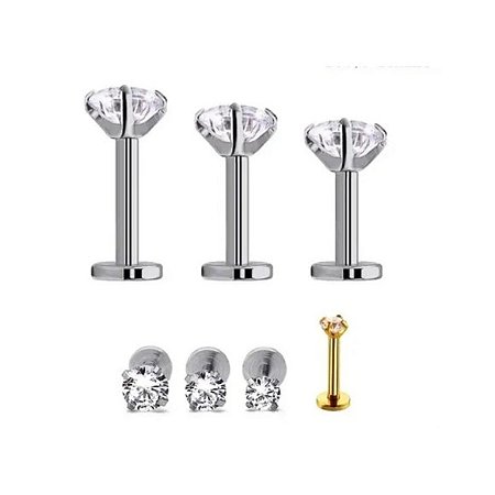Lbt micro piercing ponto de luz aço cirúrgico