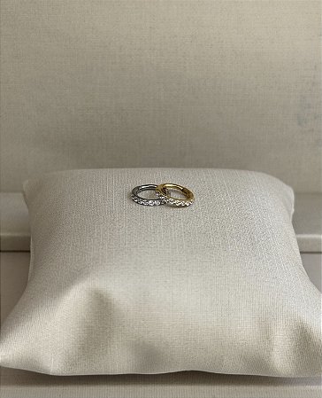 Argola segmentada zircônias big titânio