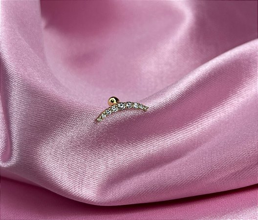 Cluster delicate Ouro 18k