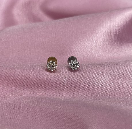 Lbt mini flor titânio zirconias