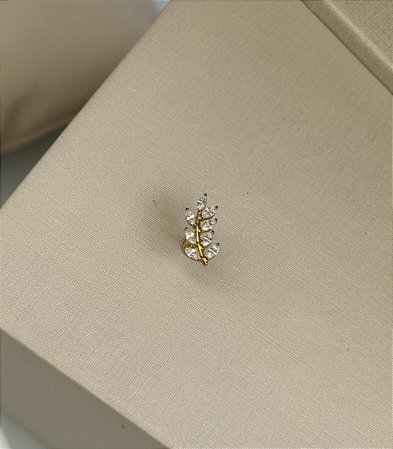 Lbt ramo galho 10 zirconias titânio