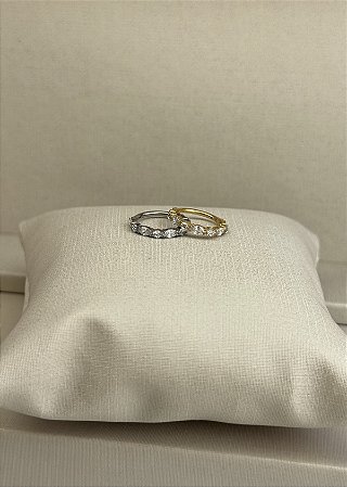 Argola seg zirconia big navetes bol titânio