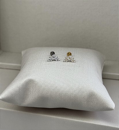 Cluster 3 Flores delina titânio