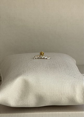 Cluster 6 trapézio zirconia shine titanio