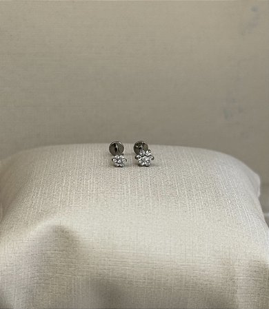 Labret flor shine titânio