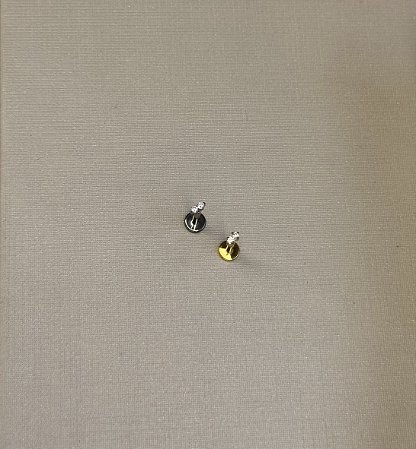 Labret mini 2 zirconias titanio