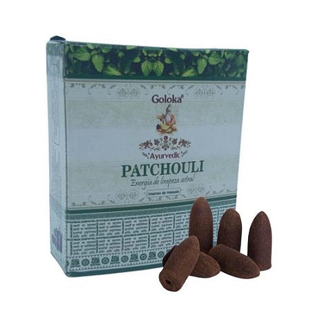 Incenso Cone Goloka (Energia de Limpeza Astral) Patchouli
