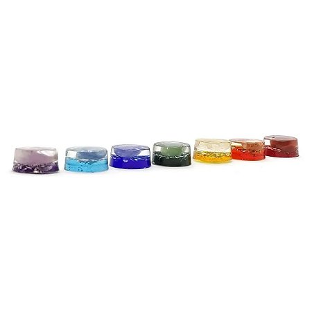 Kit de Mini Orgonite dos Sete Chakras