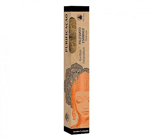 Bombitas Incenso para Defumação Palo Santo e Sândalo