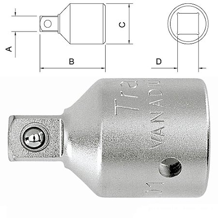 Adaptador P/ Soquete 1' x 3/4' (FxM) 44927/101 Tramontina