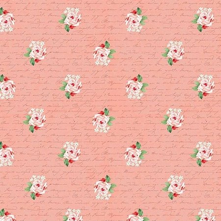 Tecido Tricoline Digital Coleção Exclusiva Bellopano - Floral Mini Rosas