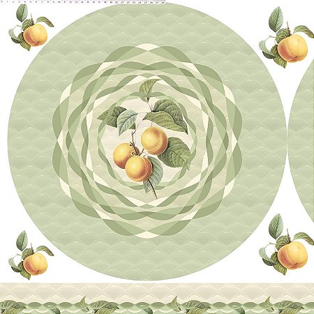 Tecido Tricoline Coleção Apricot - Painel Jogos de Sousplat 1,48x0,64