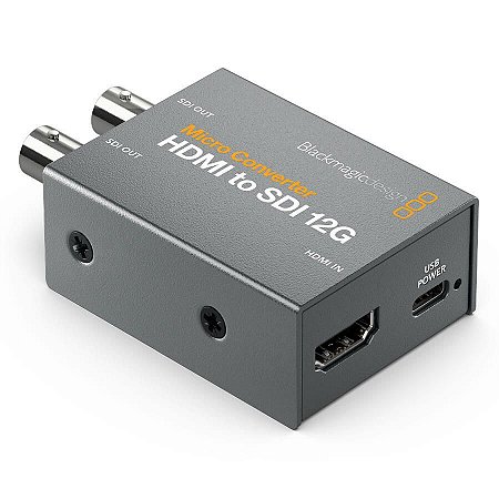 Blackmagic Micro Conversor HDMI Para SDI 12G com Fonte