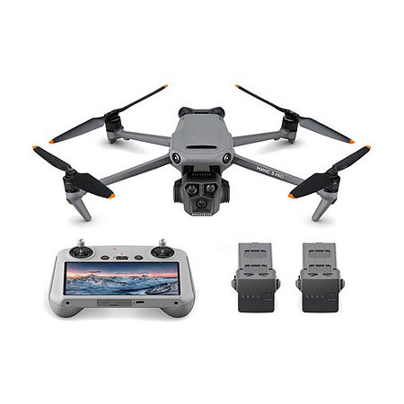 DJI Mavic 3 Pro Drone com Fly More Combo e DJI RC