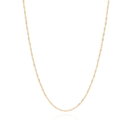 Gargantilha Diamantada Rommanel banhada a ouro 18k 50cm - 532384