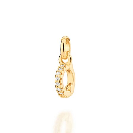 Mini Pingente rommanel banhado a ouro 18k 542342