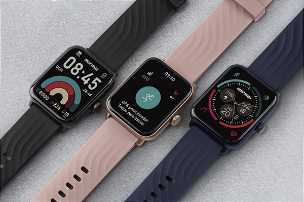 Relógio Rose Smartwatch Mormaii Life Ultra Gps - Preto