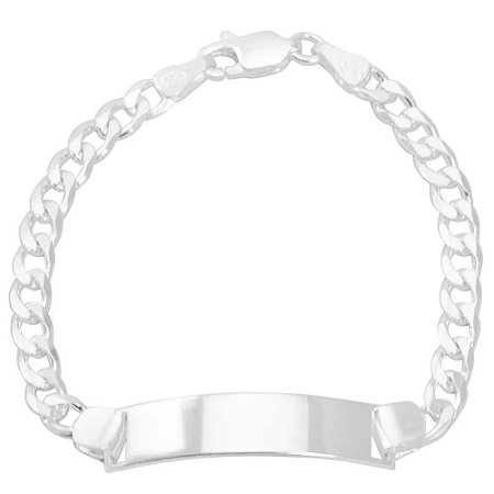 PULSEIRA MASCULINA GRUMET COM FECHO GAVETA SEMIJOIA FOLHEADO A OURO 18K