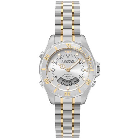 Relógio Technos Feminino Skydiver Bicolor WGB212AA/1K