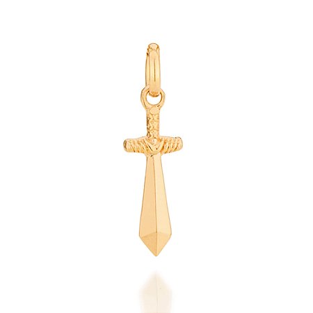 Pingente Rommanel Espada Ouro 18K
