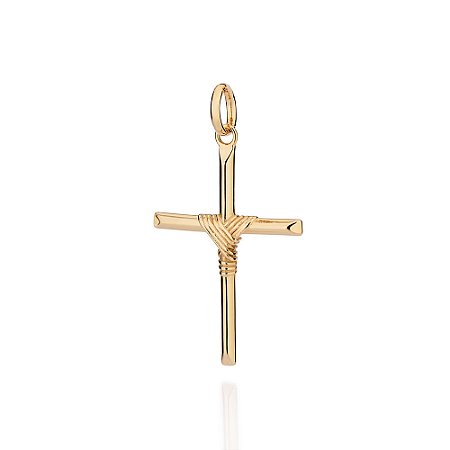 Pingente Rommanel Cruz Ouro 18K