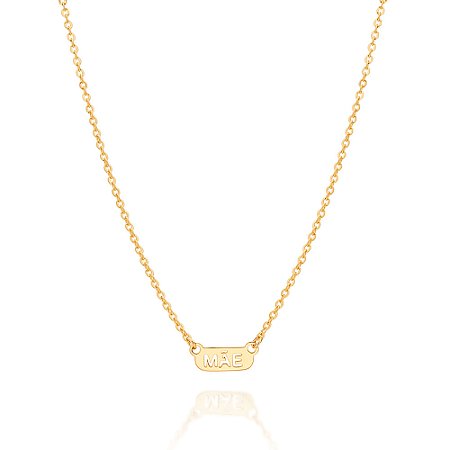Gargantilha Rommanel Mãe Ouro 18K