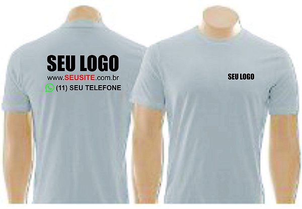 Kit 5 Camisetas uniformes para sua Empresa com sua Logo.