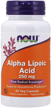 Acido Alpha Lipoico 250mg Now Foods 60cap