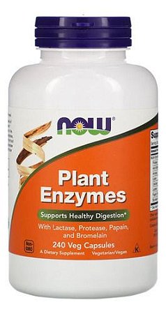 Plant Enzymes (120 cápsulas) - Now Foods