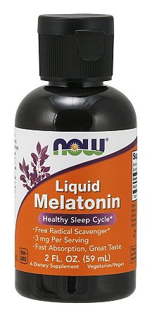 Melatonina liquida 3MG Now foods 2oz (59ml)