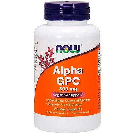 Alpha Gpc - 300 Mg - 60 Cáps Now Foods