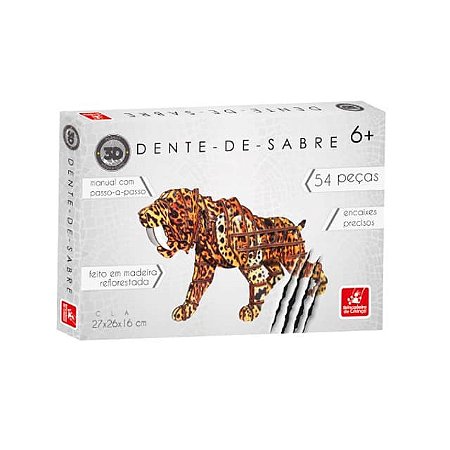 PLANET ADVENTURE 3D - TIGRE DE DENTE DE SABRE