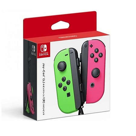 Joy Con Rosa Verde Nintendo Switch