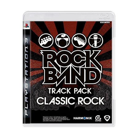 Rock Band Track Pack Classic Rock seminovo PS3