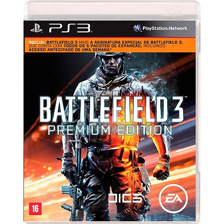 Battlefield 3 Premiun Edition PS3 Seminovo