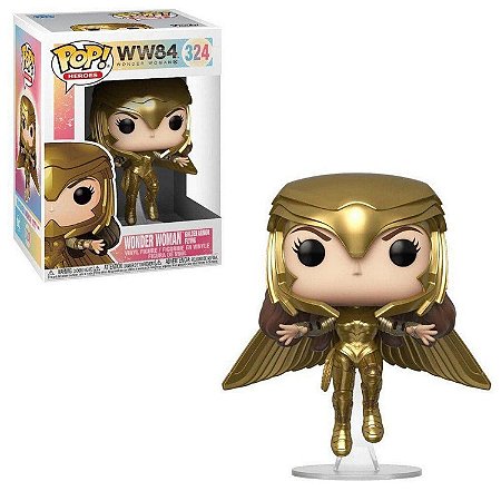 Funko Pop Wonder Woman Golden Armor Flying  WW84 324