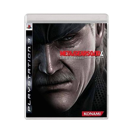 Metal Gear Solid 4 Guns Of The Patriots PS3 Seminovo