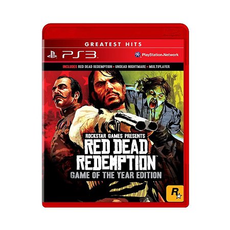 Red Dead Redemption Game Of The Year Greatest Hits Ps3