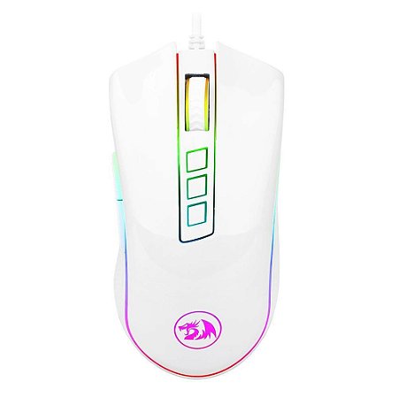 Mouse Cobra RGB Branco